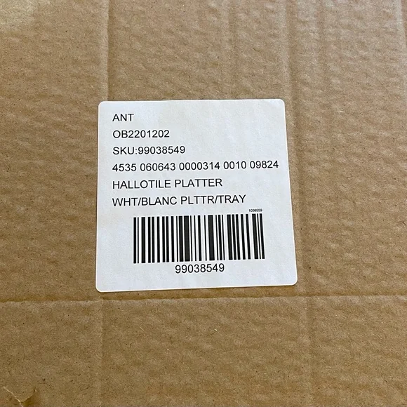 Anthropologie The Bistro Tile Stoneware Serving Platter: Halloween Edition